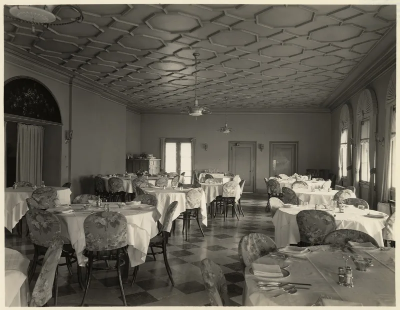 COMEDOR DEL HOLLYWOOD COUNTRY CLUB, ANTIGUO STUDIO CITY COUNTRY CLUB